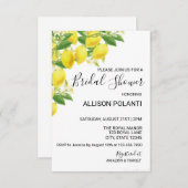 Lemon Theme Brautparty Einladung (Vorne/Hinten)