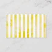 Lemon Theme Brautparty Rezept Card Begleitkarte (Rückseite)