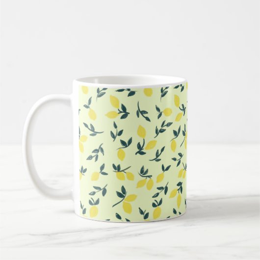 Lemon Theme Kaffeetasse (Links)