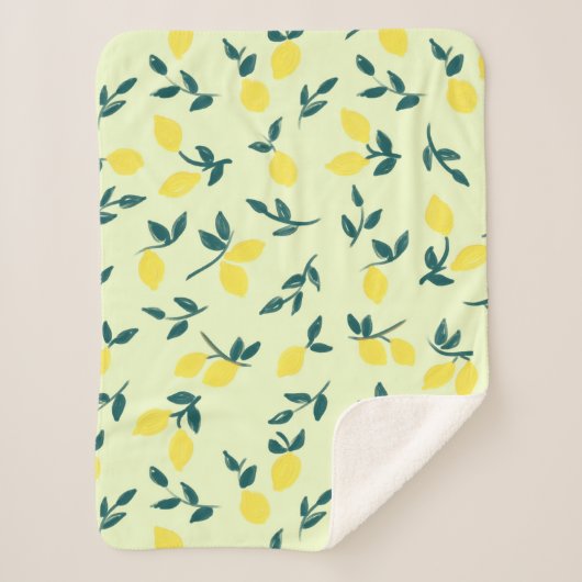 Lemon Theme Sherpadecke (Vorderseite)