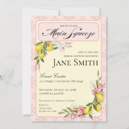 Lemon Themed Bridal Shower Invitation Einladung