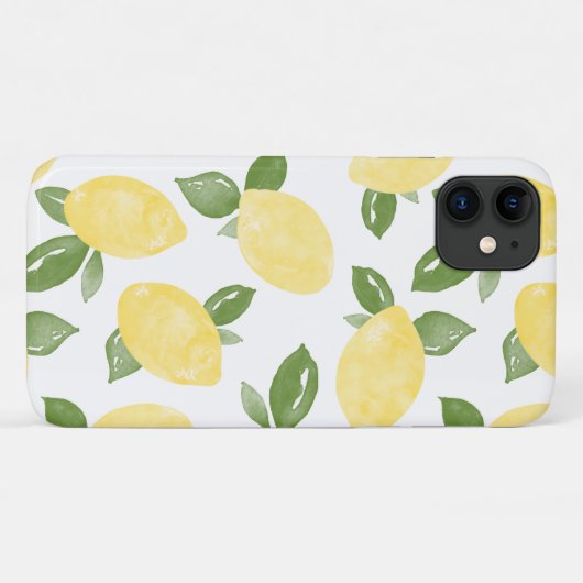 Lemon Themed Case-Mate iPhone Case (Rückseite (Horizontal))