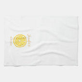 Lemon Themed Personalisiert Kitetücher Geschirrtuch (Horizontal)