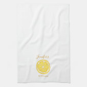 Lemon Themed Personalisiert Kitetücher Geschirrtuch (Vertikal)