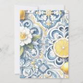 Lemon Tile Brautparty Einladung (Rückseite)