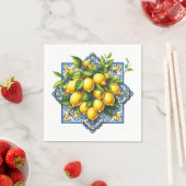 Lemon Tile Napkins Serviette (Beispiel)