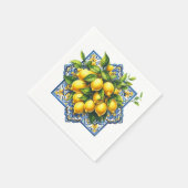 Lemon Tile Napkins Serviette (Ecke)
