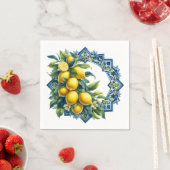 Lemon Tile Napkins Serviette (Beispiel)