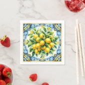 Lemon Tile Napkins Serviette (Beispiel)