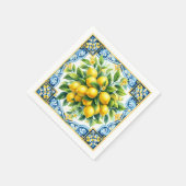 Lemon Tile Napkins Serviette (Ecke)