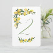 Lemon Tischnummer 2 (Stehend Vorderseite)