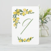 Lemon Tischnummer Nine (Stehend Vorderseite)