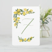 Lemon Tischnummer Seven (Stehend Vorderseite)