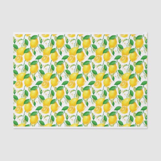 Lemon Tissue Paper Seidenpapier (Vorderseite)