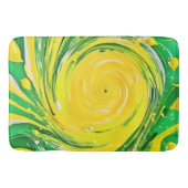 Lemon Tornado Design Badematte (Vorderseite)