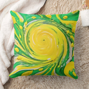 Lemon Tornado Design Kissen