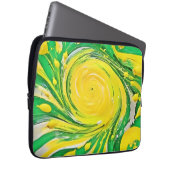 Lemon Tornado Design Laptopschutzhülle (Vorne Rechts)