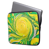 Lemon Tornado Design Laptopschutzhülle (Vorderseite Links)