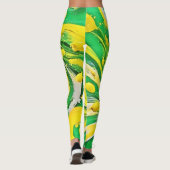 Lemon Tornado Design Leggings (Rückseite)