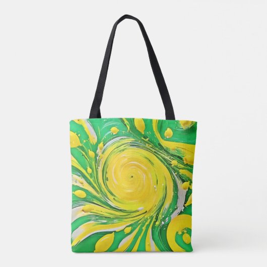 Lemon Tornado Design Tasche (Rückseite)
