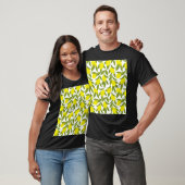 Lemon Tree Art: Gelbe Zitrusfrüchte Nahtlose Muste T-Shirt (Unisex)