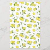 Lemon Tree Baby Shower Game (Rückseite)