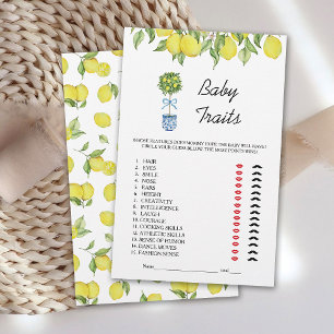 Lemon Tree Baby Traits Spiel