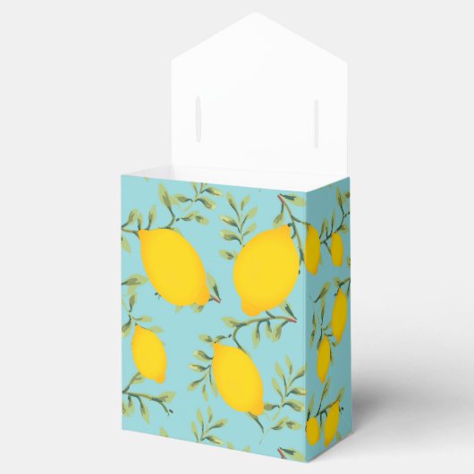 Lemon Tree Gastgeschenk Box Geschenkschachtel (Geöffnet)