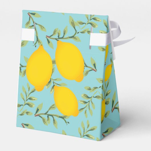 Lemon Tree Gastgeschenk Box Geschenkschachtel (Rückseite)