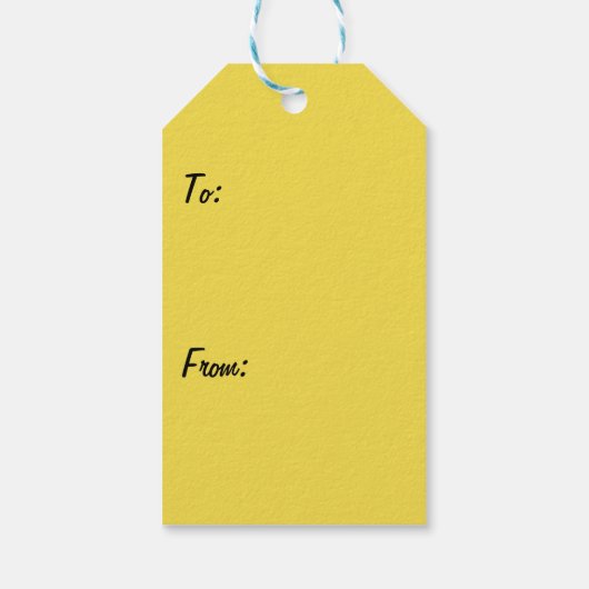 Lemon tree Gift Tag Geschenkanhänger (Rückseite)