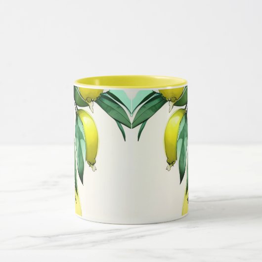 Lemon Tree Individuelle Name Tasse (Zentrum)
