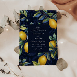 Lemon Tree Italien Inspiriert Hochzeit in Urlaubso Einladung