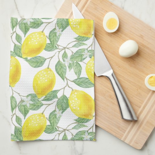 Lemon Tree Pattern Handtuch (Viertel Falte)