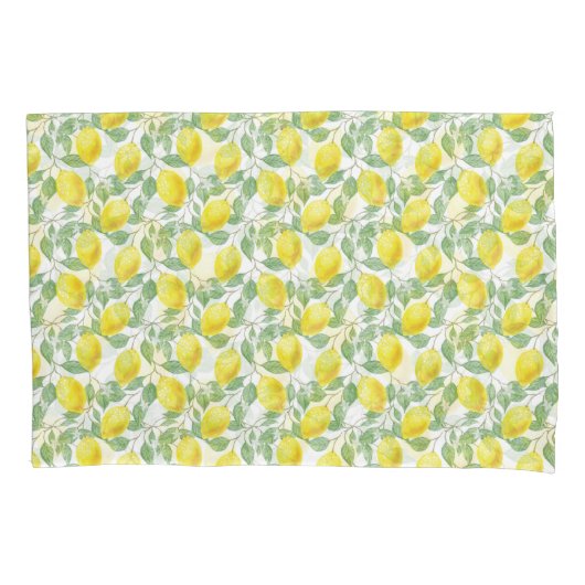 Lemon Tree Pattern Kissenbezug (Vorderseite)