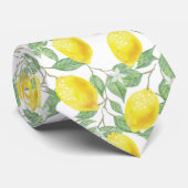 Lemon Tree Pattern Krawatte (Gerollt)