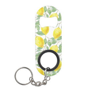 Lemon Tree Pattern Mini Flaschenöffner
