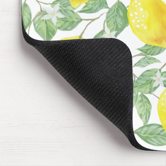 Lemon Tree Pattern Mousepad (Ecke)
