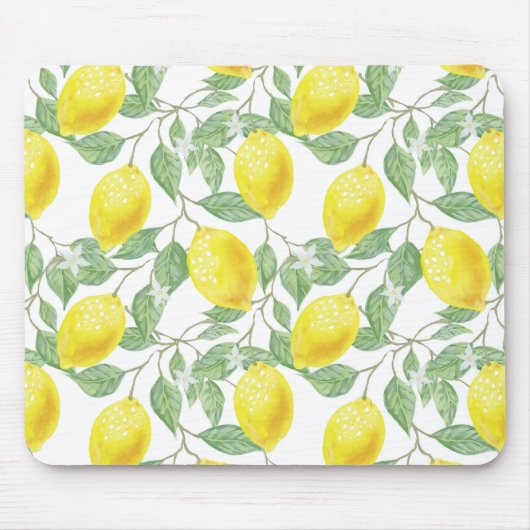 Lemon Tree Pattern Mousepad (Vorne)