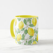 Lemon Tree Pattern Tasse (Vorderseite Links)