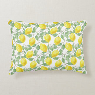 Lemon Tree Pattern Zierkissen