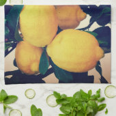  Lemon Tree Patterned Kitchen Towel Geschirrtuch (Gefaltet)