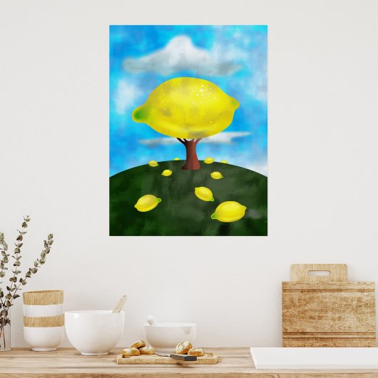 Lemon Tree Poster (Küche)