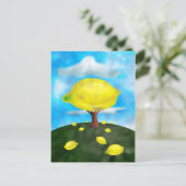 Lemon Tree Postkarte (Stehend Vorderseite)