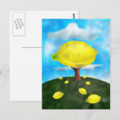 Lemon Tree Postkarte (Vorne/Hinten)