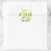 Lemon Tree Runder Aufkleber (Tasche)