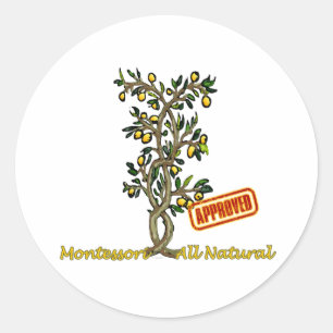 Lemon Tree Runder Aufkleber