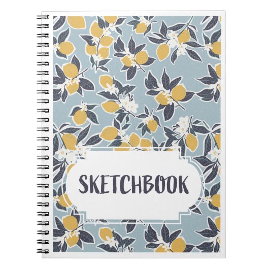 Lemon tree Sketchbook Notizblock (Vorderseite)