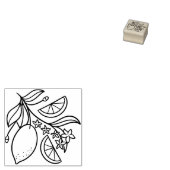 Lemon Tree Slices Gummistempel (Stempel)