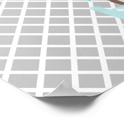 Lemon Tree Topiary Garden Planter Box Poster (Ecke)