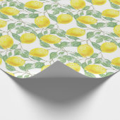 Lemon Tree Wrapping Paper Geschenkpapier (Ecke)
